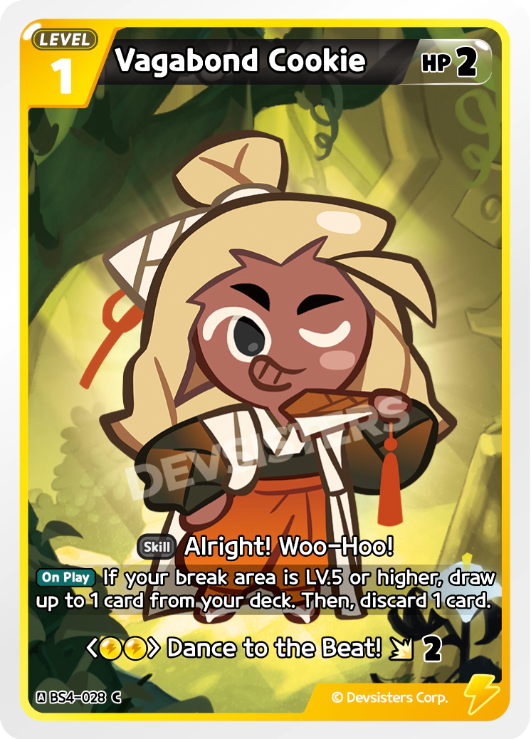 Image for Vagabond Cookie (BS4-028) [Age of Heroes and Kingdoms] - CookieRun: Braverse TCG
