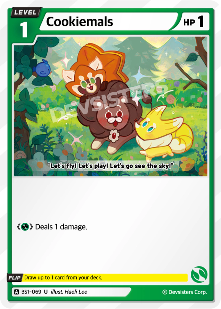 Image for Cookiemals (BS1-069) [BRAVE BEGINNING] - CookieRun: Braverse TCG