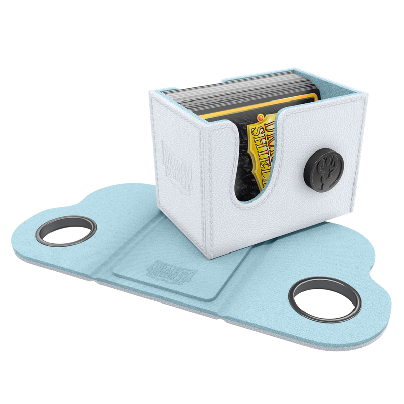 Dragon Shield: Dragon Box 80+ - White and Aqua