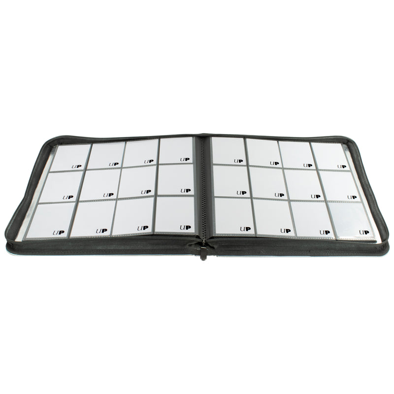 Ultra PRO: 12-Pocket Zippered PRO-Binder (Silver)