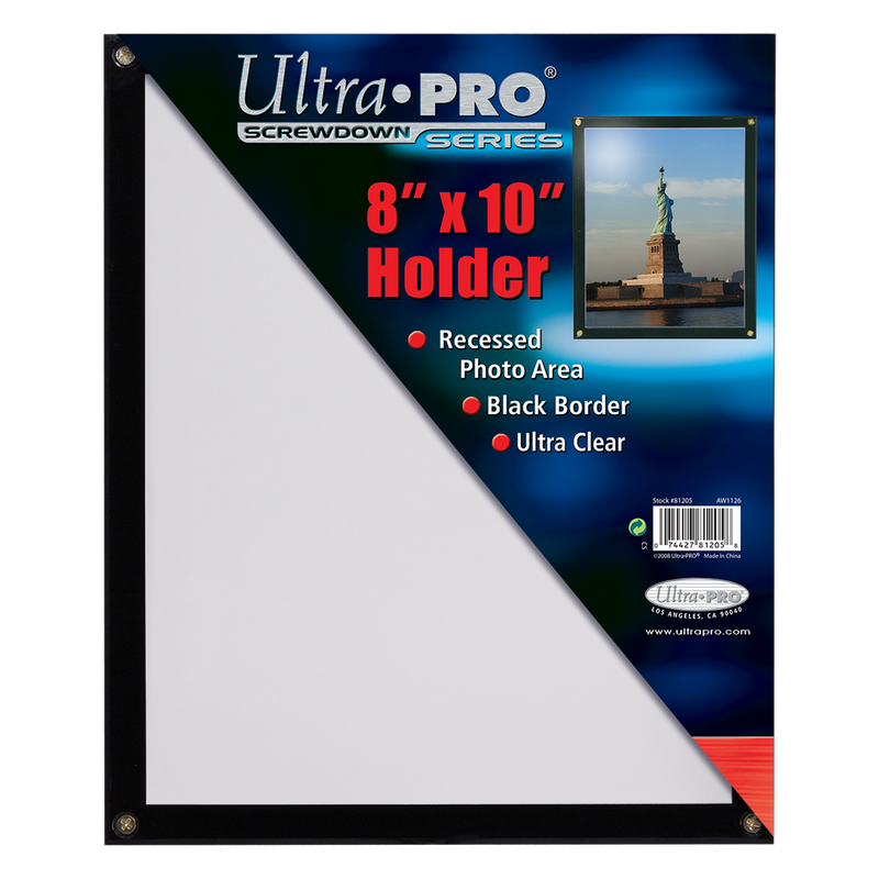 Ultra PRO: Screwdown Holder - Black Frame (8" x 10")