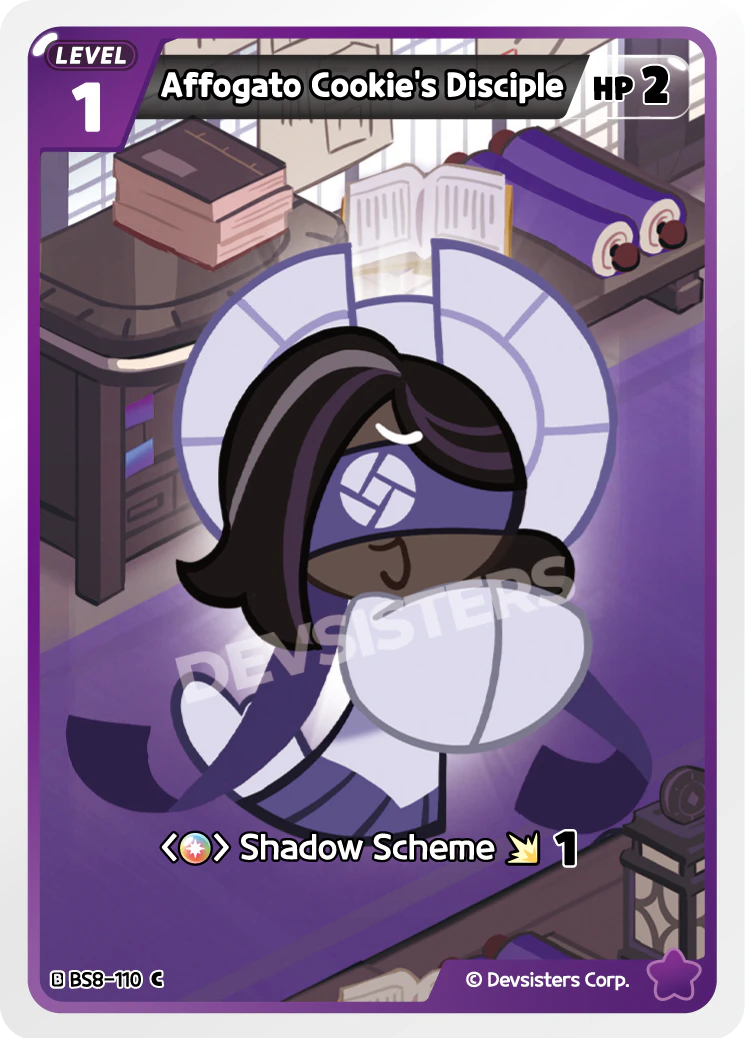 Image for Affogato Cookie's Disciple (BS8-110) [Land of Fire & Ruin, Realm of Apathy] - CookieRun: Braverse TCG