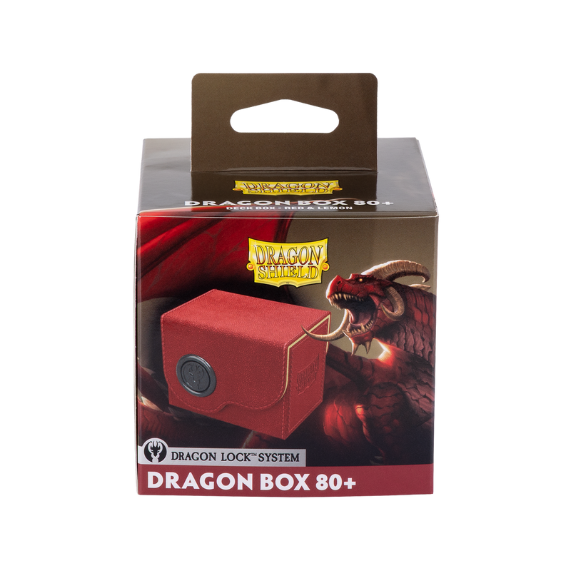 Dragon Shield: Dragon Box 80+ - Red and Lemon