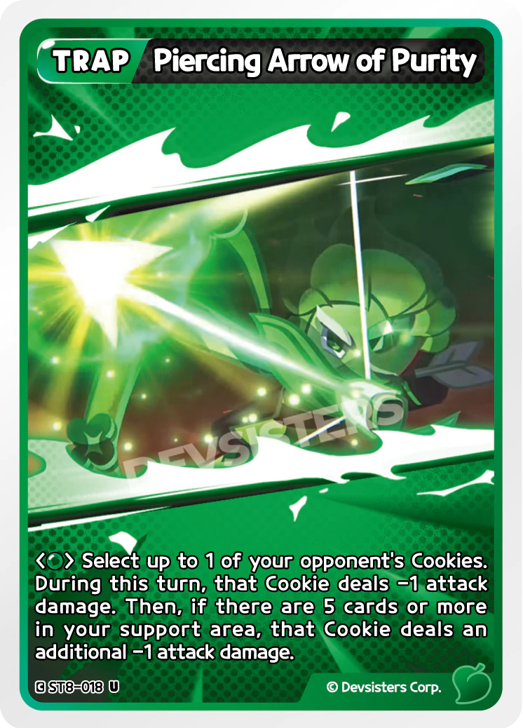 Image for Piercing Arrow of Purity (ST8-018) [Guardian Winds] - CookieRun: Braverse TCG