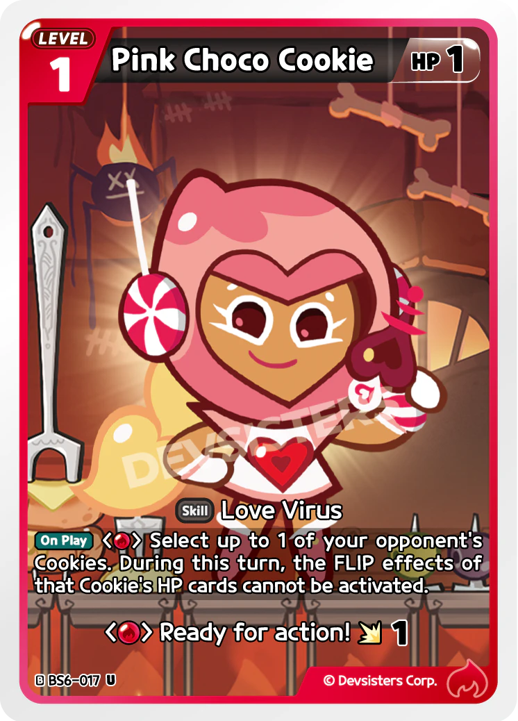 Image for Pink Choco Cookie (BS6-017) [Operation Timeguard] - CookieRun: Braverse TCG