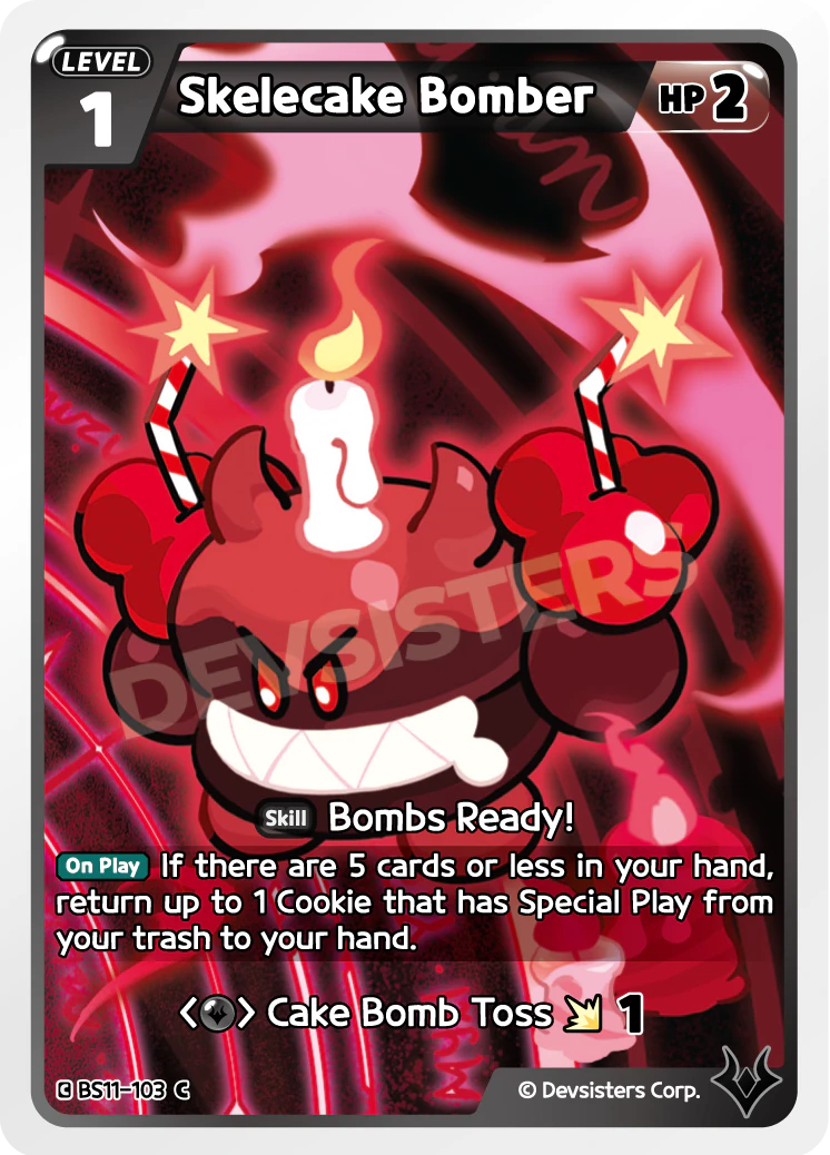 Image for Skelecake Bomber (BS11-103) [The Dark Enchantress War] - CookieRun: Braverse TCG
