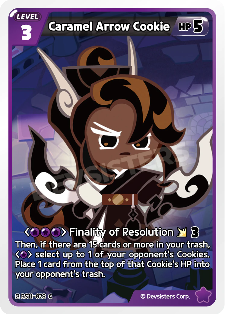 Image for Caramel Arrow Cookie (BS11-078) [The Dark Enchantress War] - CookieRun: Braverse TCG
