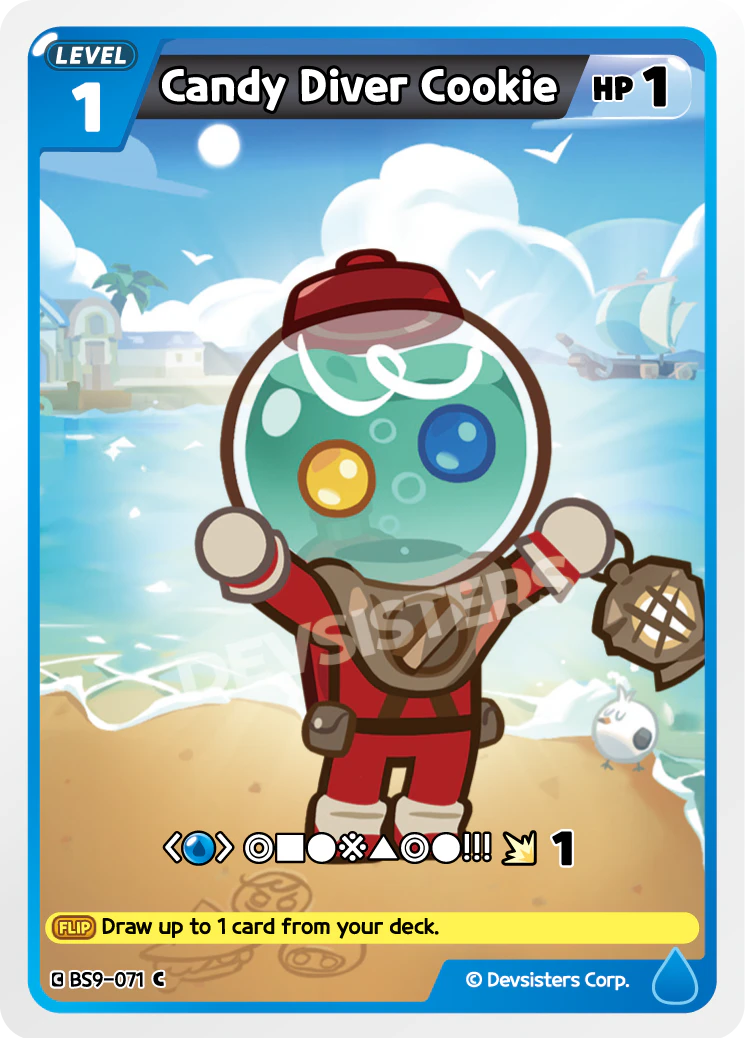 Image for Candy Diver Cookie (BS9-071) [A Game of Truth and Deceit] - CookieRun: Braverse TCG