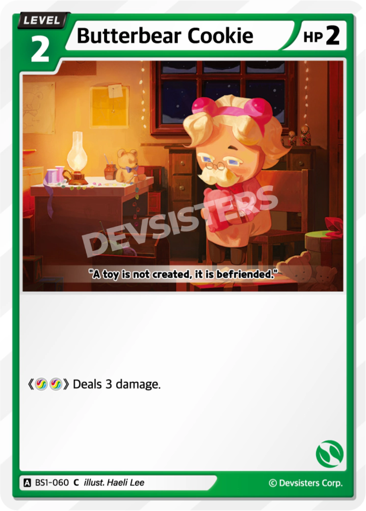 Image for Butterbear Cookie (BS1-060) [BRAVE BEGINNING] - CookieRun: Braverse TCG