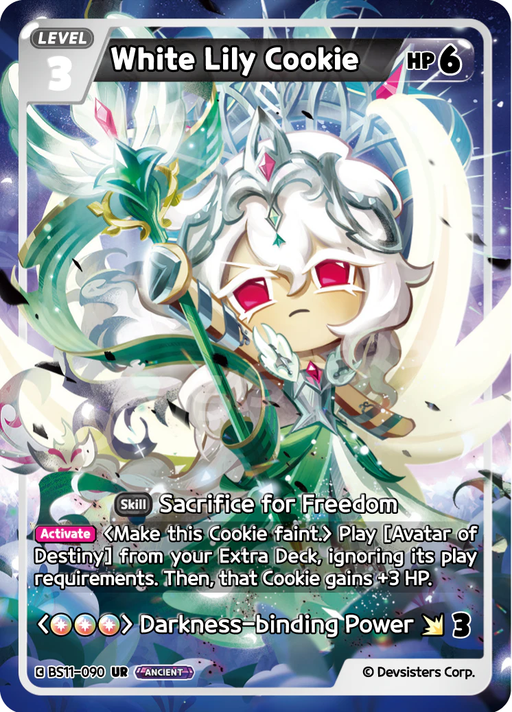 Image for White Lily Cookie (BS11-090) [The Dark Enchantress War] - CookieRun: Braverse TCG