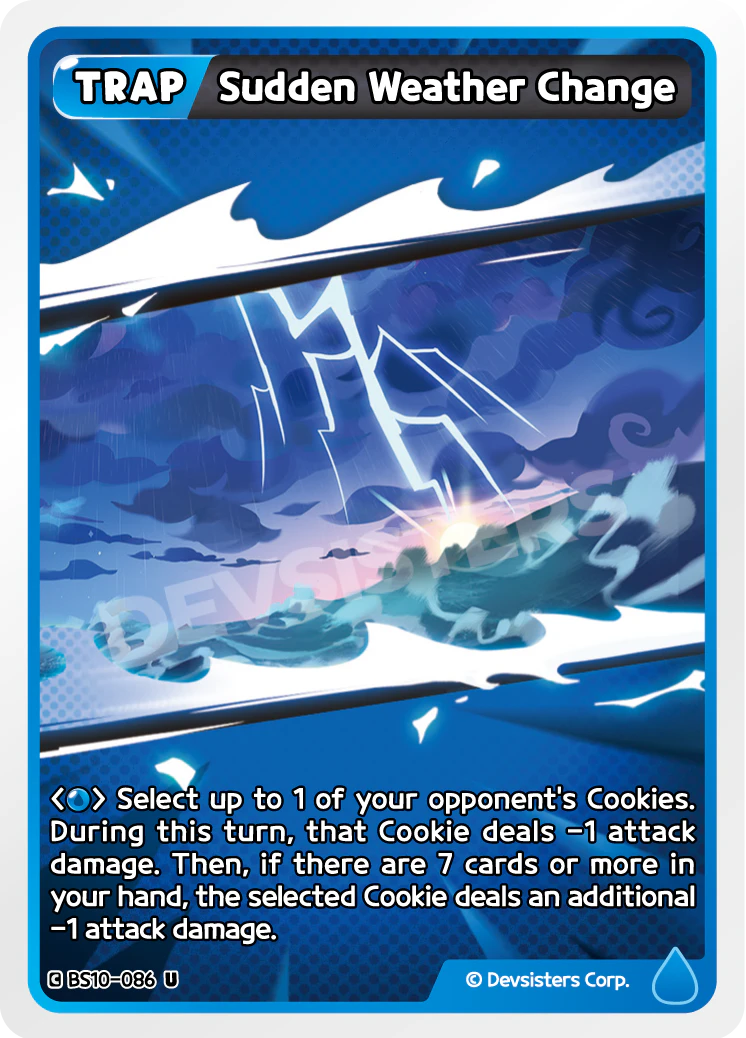 Image for Sudden Weather Change (BS10-086) [Paradise of Passion & Sloth / Catacombs of Silence] - CookieRun: Braverse TCG