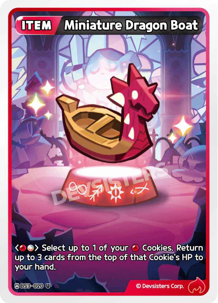 Image for Miniature Dragon Boat (BS3-020) [Age of Heroes and Kingdoms] - CookieRun: Braverse TCG