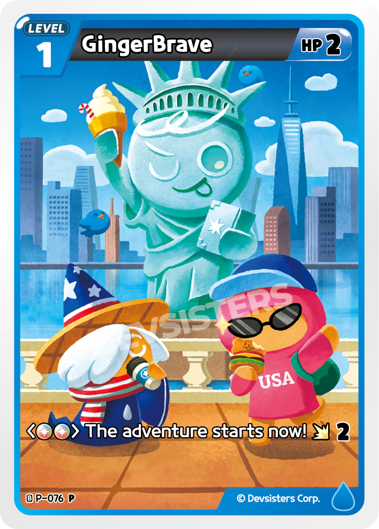 Image for GingerBrave (P-076) [Promotion Card] - CookieRun: Braverse TCG