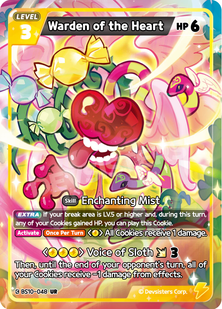 Image for Warden of the Heart (BS10-048) [Paradise of Passion & Sloth / Catacombs of Silence] - CookieRun: Braverse TCG