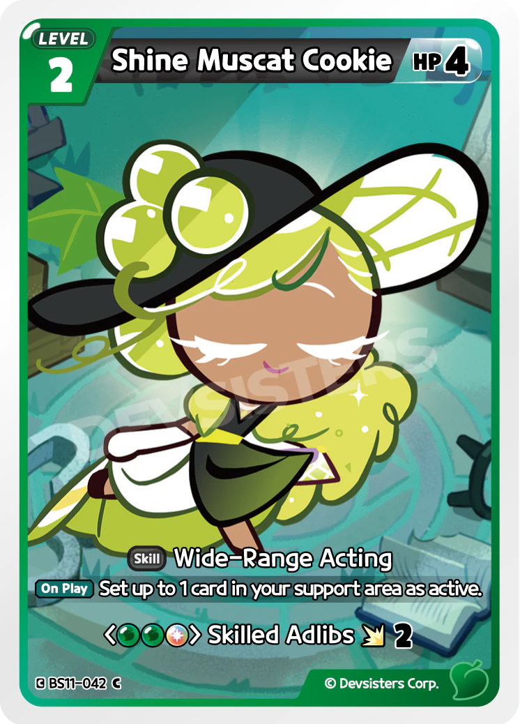 Image for Shine Muscat Cookie (BS11-042) [The Dark Enchantress War] - CookieRun: Braverse TCG
