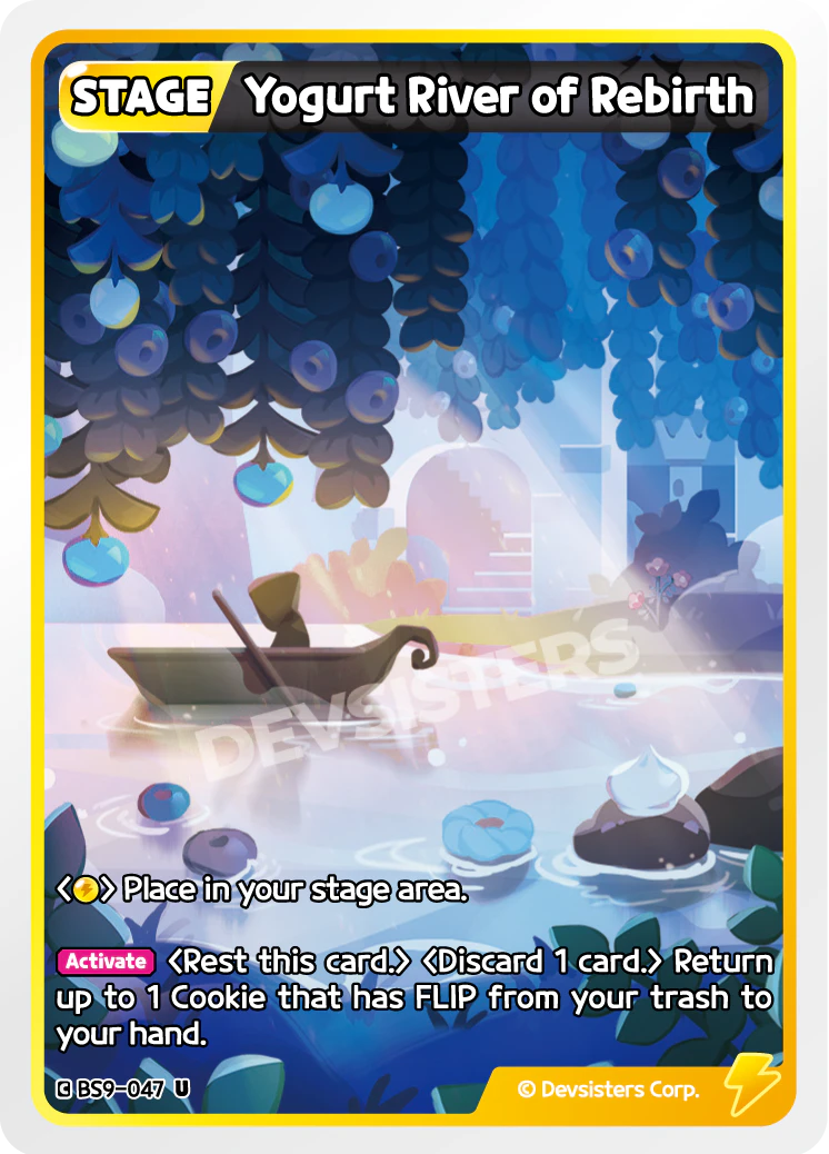 Image for Yogurt River of Rebirth (BS9-047) [A Game of Truth and Deceit] - CookieRun: Braverse TCG