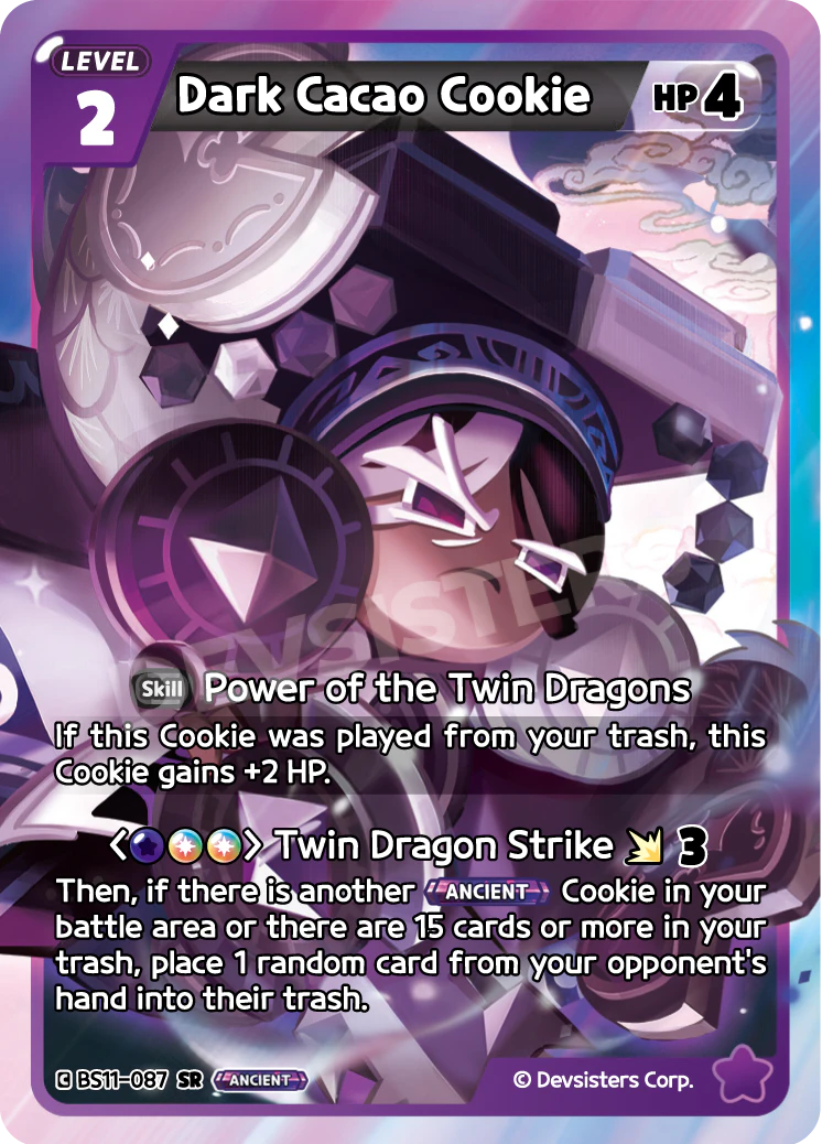 Image for Dark Cacao Cookie (BS11-087) [The Dark Enchantress War] - CookieRun: Braverse TCG