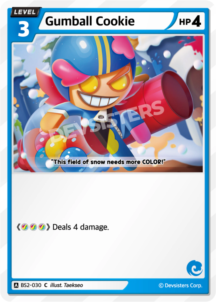 Image for Gumball Cookie (BS2-030) [BRAVE BEGINNING] - CookieRun: Braverse TCG