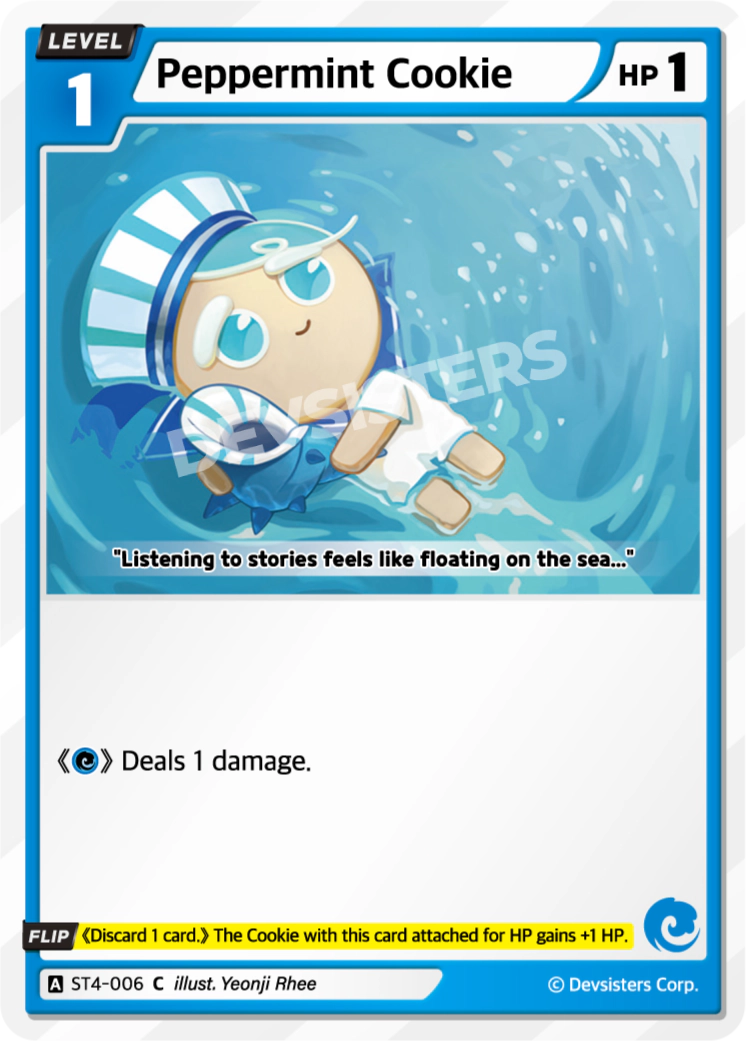 Image for Peppermint Cookie (ST4-006) [Starter Deck BLUE] - CookieRun: Braverse TCG
