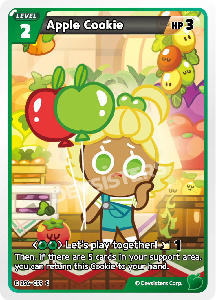 Image for Apple Cookie (BS6-059) [Operation Timeguard] - CookieRun: Braverse TCG