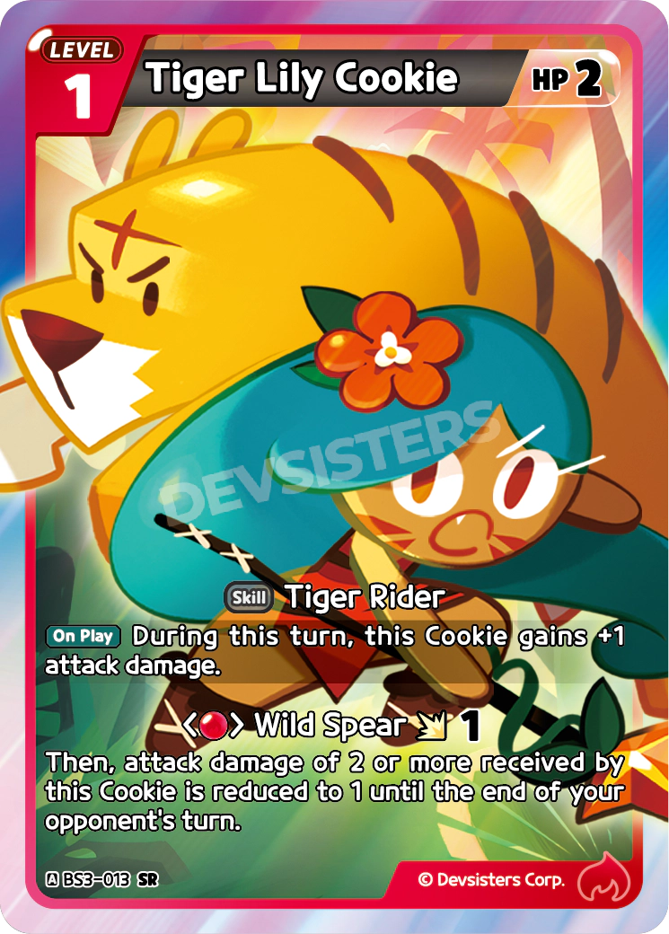 Image for Tiger Lily Cookie (BS3-013) [Age of Heroes and Kingdoms] - CookieRun: Braverse TCG