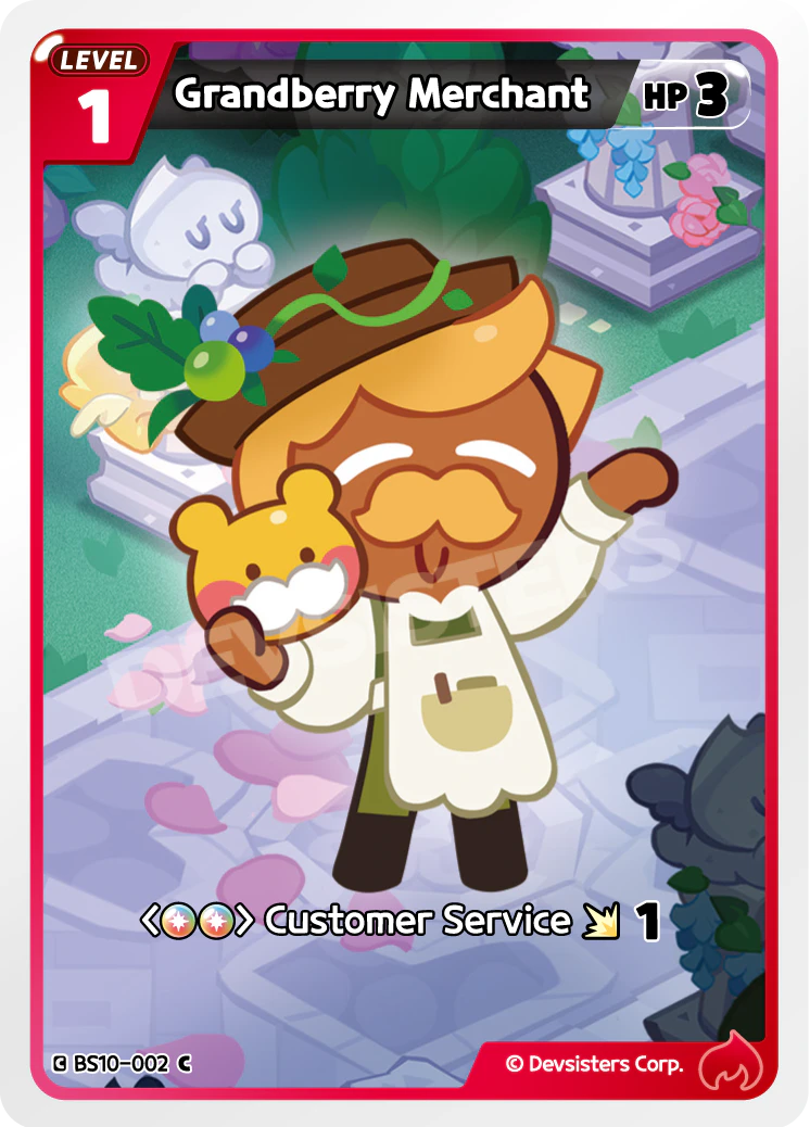 Image for Grandberry Merchant (BS10-002) [Paradise of Passion & Sloth / Catacombs of Silence] - CookieRun: Braverse TCG