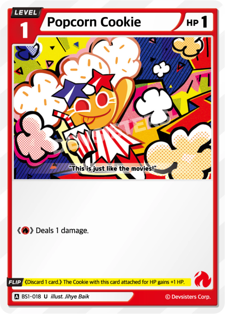 Image for Popcorn Cookie (BS1-018) [BRAVE BEGINNING] - CookieRun: Braverse TCG