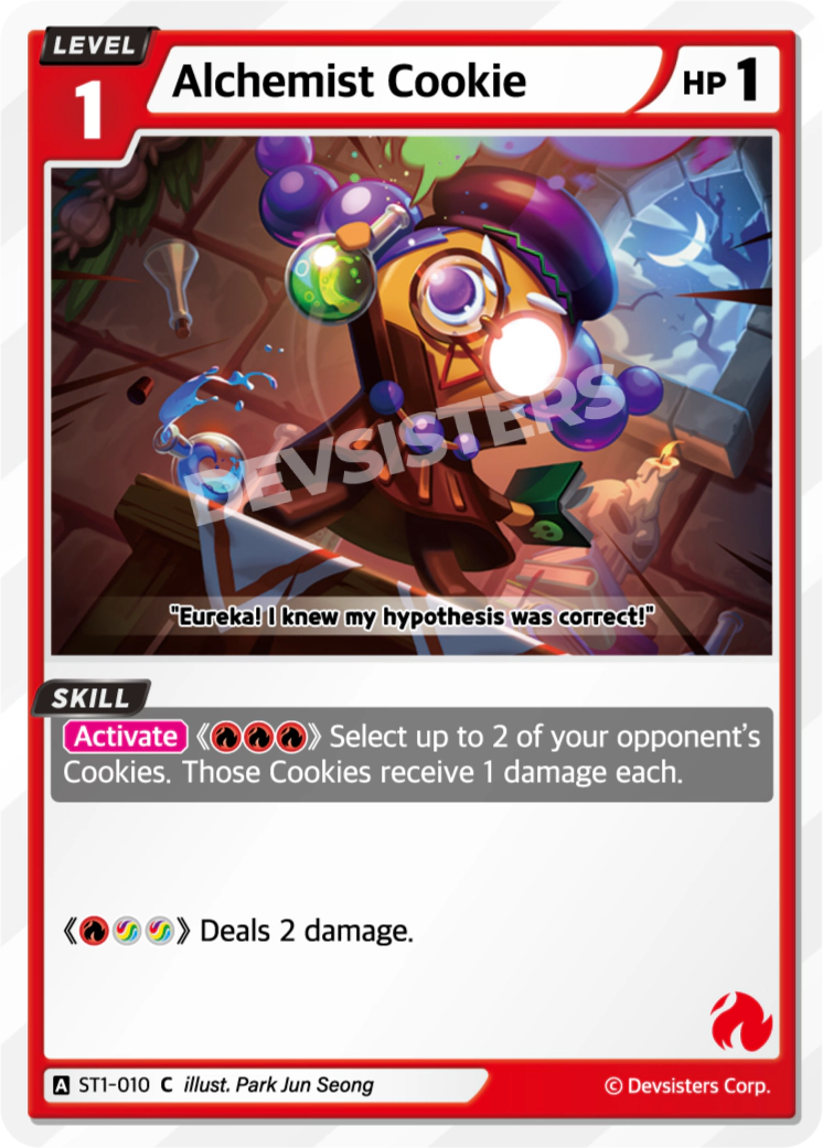 Image for Alchemist Cookie (ST1-010) [Starter Deck RED] - CookieRun: Braverse TCG