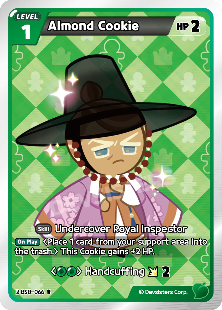 Image for Almond Cookie (BS8-066) [Land of Fire & Ruin, Realm of Apathy] - CookieRun: Braverse TCG