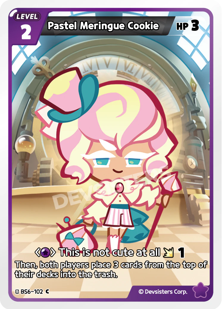 Image for Pastel Meringue Cookie (BS6-102) [Operation Timeguard] - CookieRun: Braverse TCG