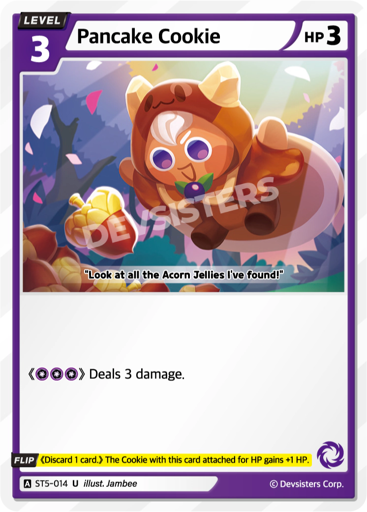 Image for Pancake Cookie (ST5-014) [Starter Deck PURPLE] - CookieRun: Braverse TCG