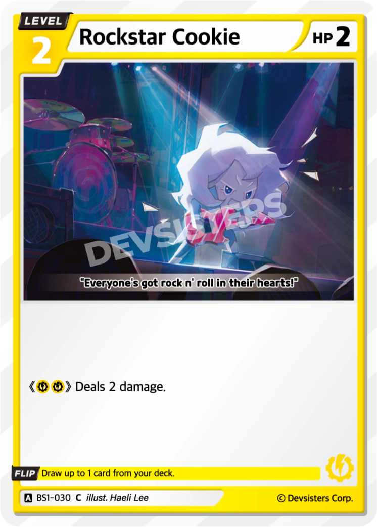 Image for Rockstar Cookie (BS1-030) [BRAVE BEGINNING] - CookieRun: Braverse TCG