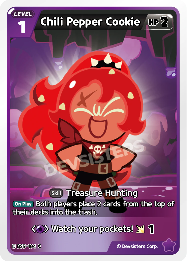 Image for Chili Pepper Cookie (BS5-104) [Operation Timeguard] - CookieRun: Braverse TCG