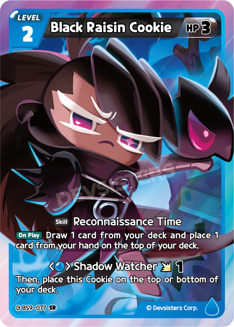 Image for Black Raisin Cookie (BS9-077) [A Game of Truth and Deceit] - CookieRun: Braverse TCG