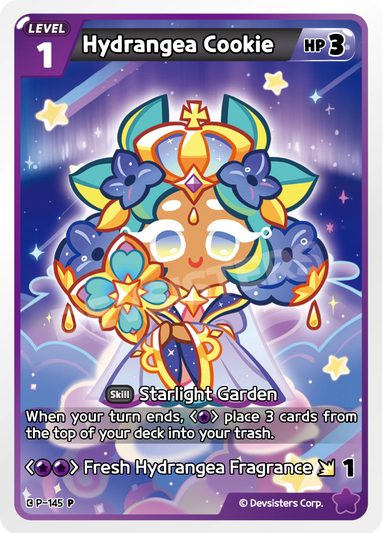 Image for Hydrangea Cookie (P-145) [Promotion Card] - CookieRun: Braverse TCG