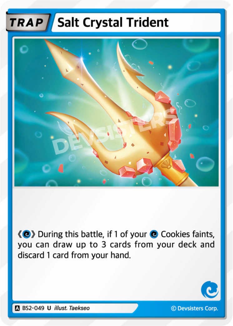 Image for Salt Crystal Trident (BS2-049) [BRAVE BEGINNING] - CookieRun: Braverse TCG