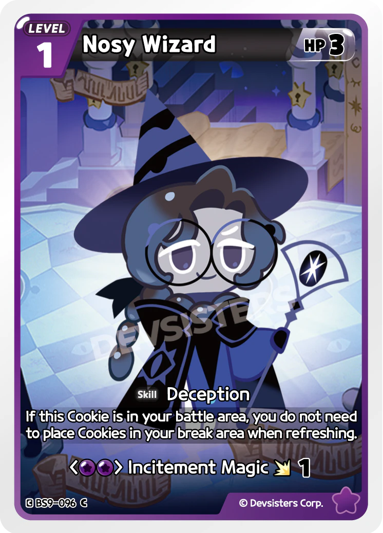 Image for Nosy Wizard (BS9-096) [A Game of Truth and Deceit] - CookieRun: Braverse TCG