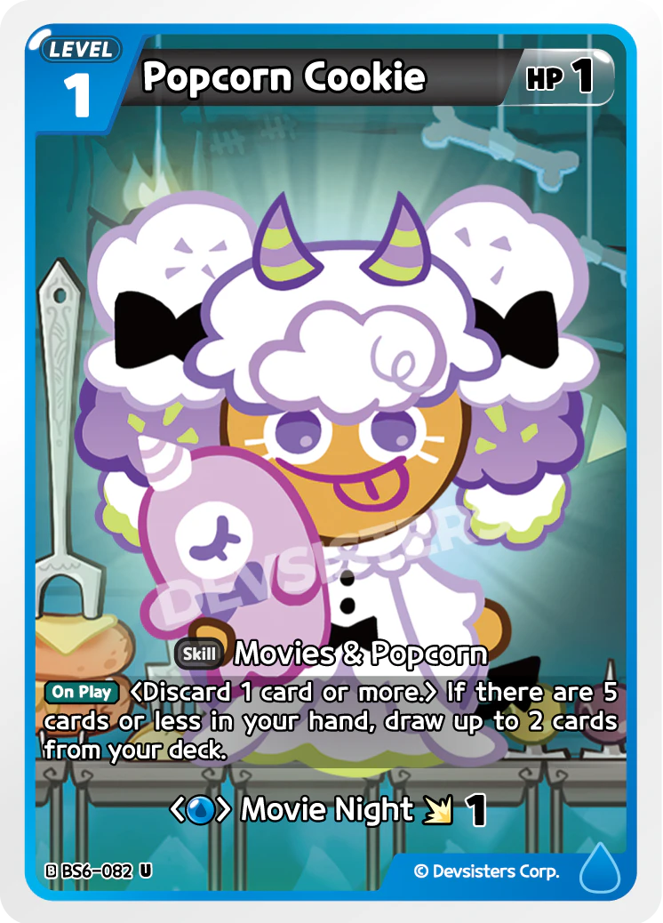 Image for Popcorn Cookie (BS6-082) [Operation Timeguard] - CookieRun: Braverse TCG