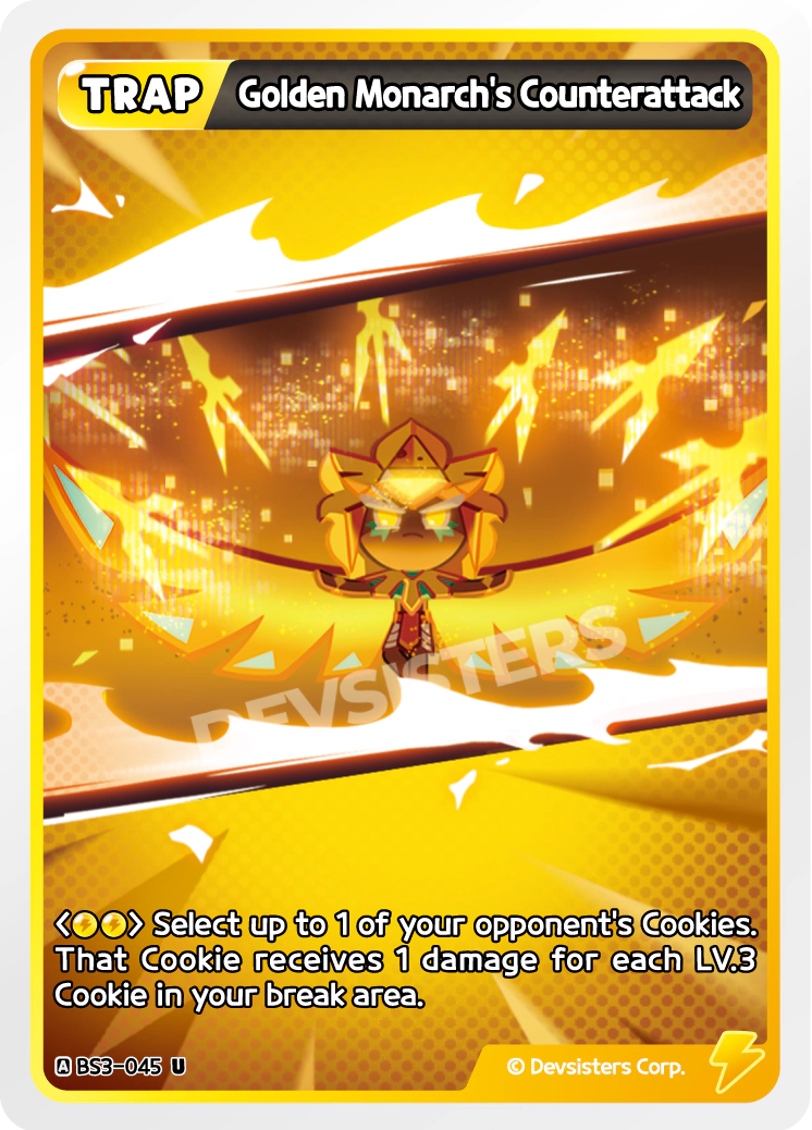 Image for Golden Monarch's Counterattack (BS3-045) [Age of Heroes and Kingdoms] - CookieRun: Braverse TCG