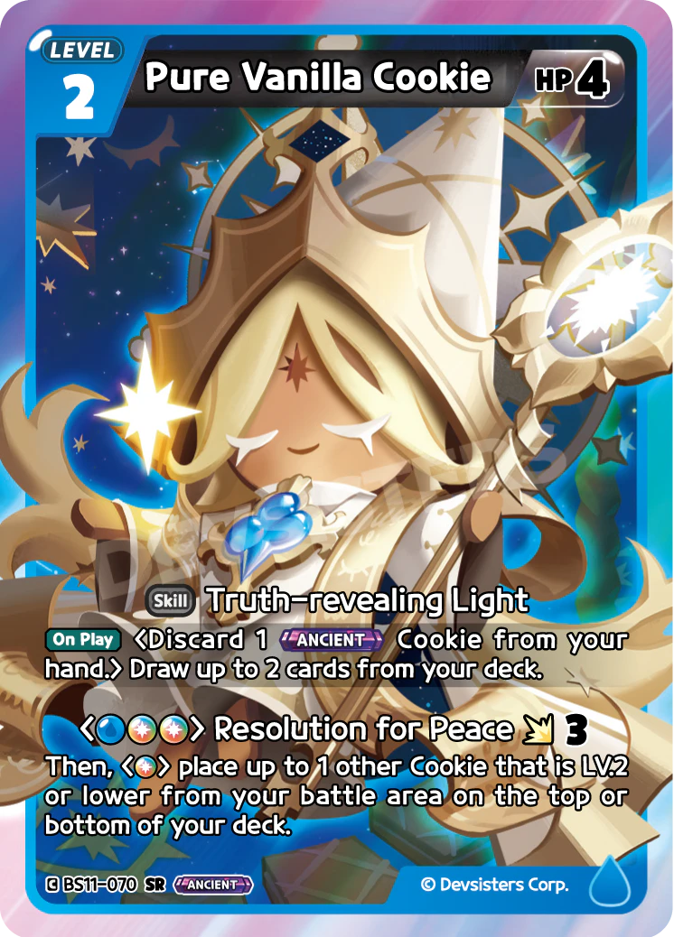 Image for Pure Vanilla Cookie (BS11-070) [The Dark Enchantress War] - CookieRun: Braverse TCG