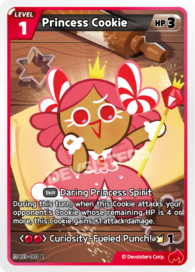Image for Princess Cookie (BS3-001) [Age of Heroes and Kingdoms] - CookieRun: Braverse TCG