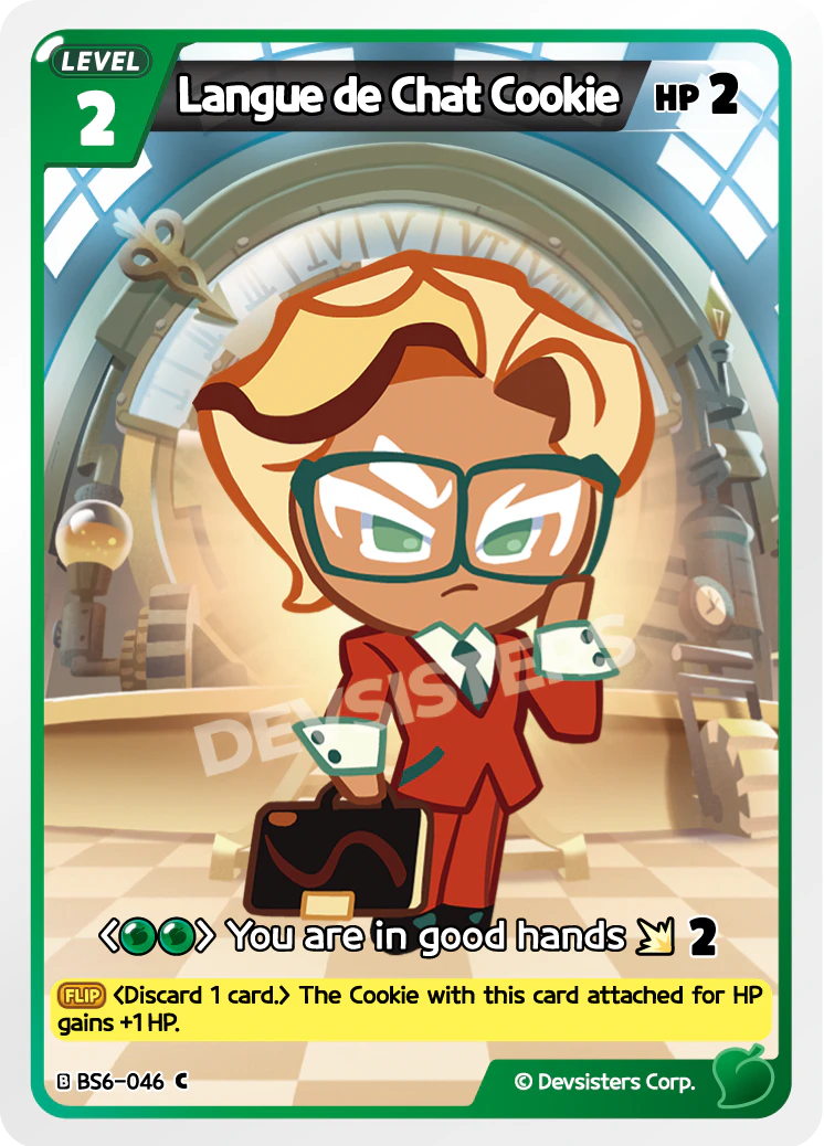 Image for Langue de Chat Cookie (BS6-046) [Operation Timeguard] - CookieRun: Braverse TCG