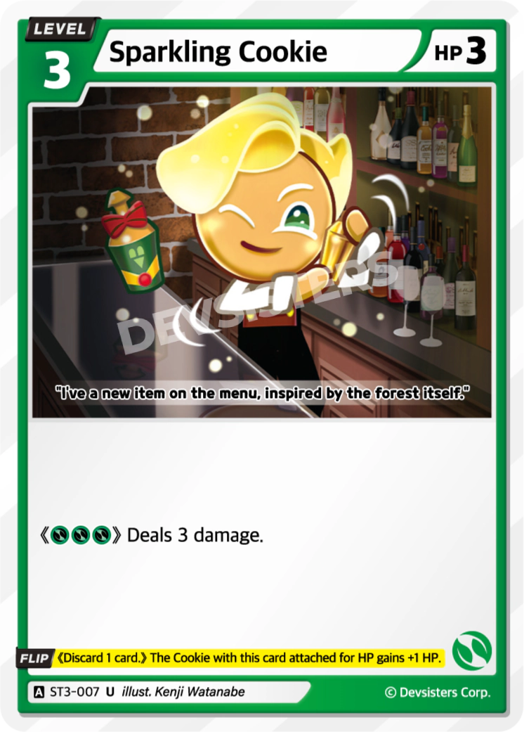 Image for Sparkling Cookie (ST3-007) [Starter Deck GREEN] - CookieRun: Braverse TCG