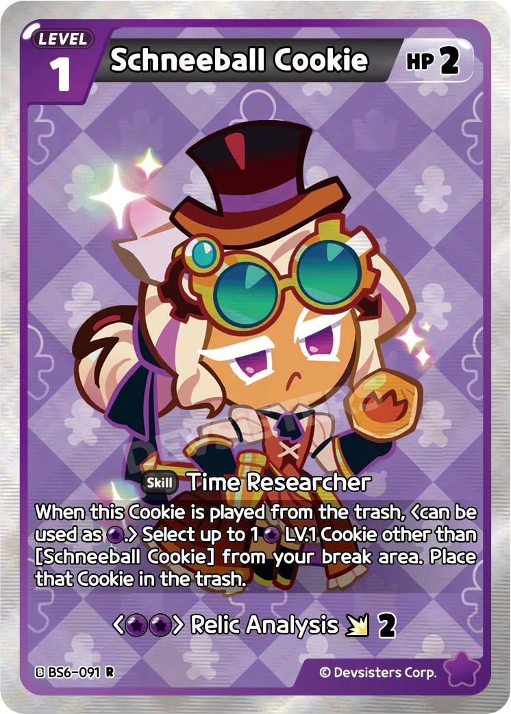 Image for Schneeball Cookie (BS6-091) [Operation Timeguard] - CookieRun: Braverse TCG