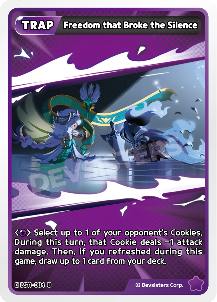 Image for Freedom that Broke the Silence (BS11-084) [The Dark Enchantress War] - CookieRun: Braverse TCG