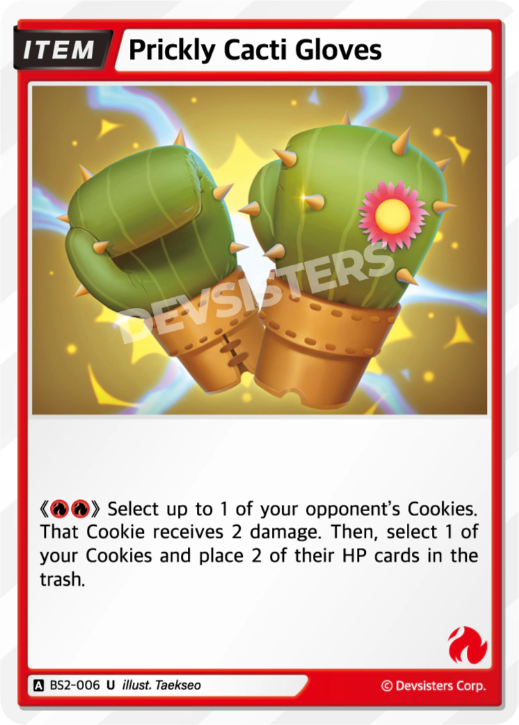 Image for Prickly Cacti Gloves (BS2-006) [BRAVE BEGINNING] - CookieRun: Braverse TCG
