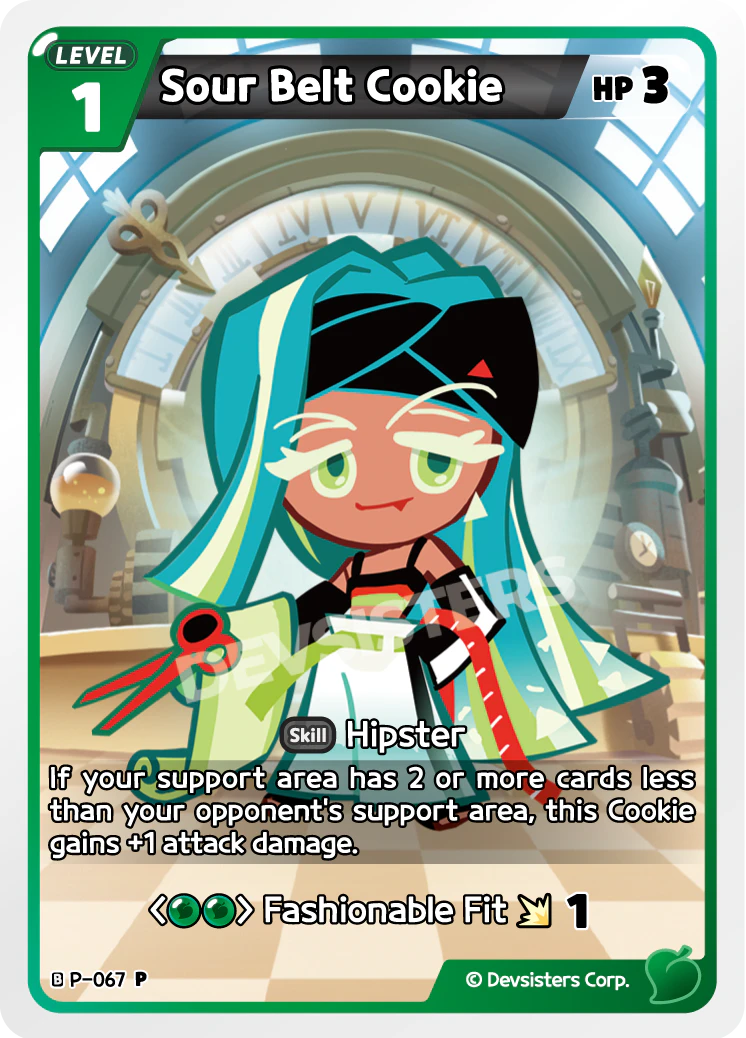 Image for Sour Belt Cookie (P-067) [Promotion Card] - CookieRun: Braverse TCG