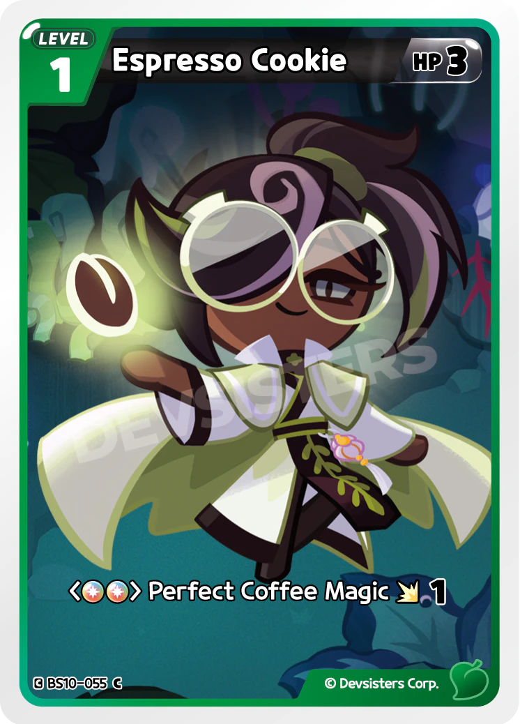 Image for Espresso Cookie (BS10-055) [Paradise of Passion & Sloth / Catacombs of Silence] - CookieRun: Braverse TCG