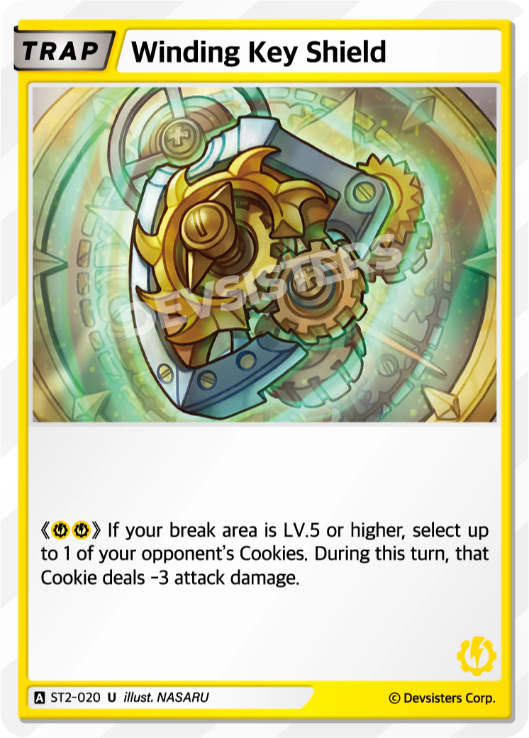 Image for Winding Key Shield (ST2-020) [Starter Deck YELLOW] - CookieRun: Braverse TCG