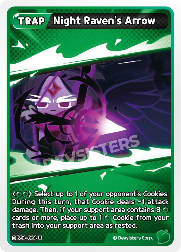 Image for Night Raven's Arrow (BS4-064) [Age of Heroes and Kingdoms] - CookieRun: Braverse TCG
